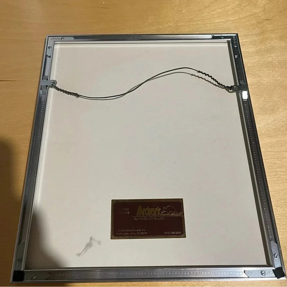 Susan Hamady Framed Signed Print Watercolor “Tulips” 1/18 11”x13” - Picture 6 of 7